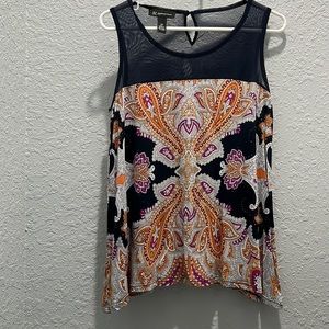 INC sleeveless top